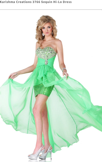 Sequin Hi-Lo Dress