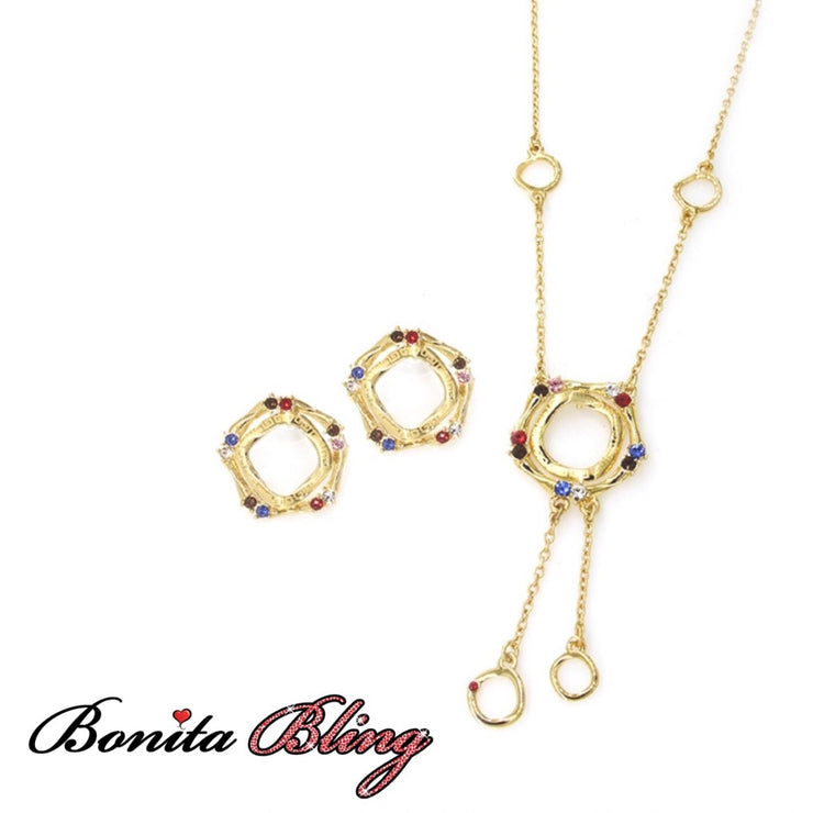 Gold Plated Crystal Set