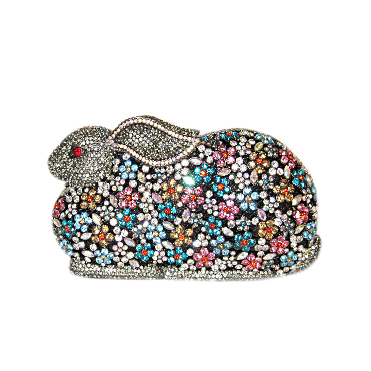 Bonita Jewels Multi Color Rabbit Clutch