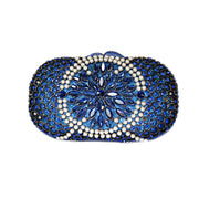 Bonita Jewels Electric Blue Crystal Clutch