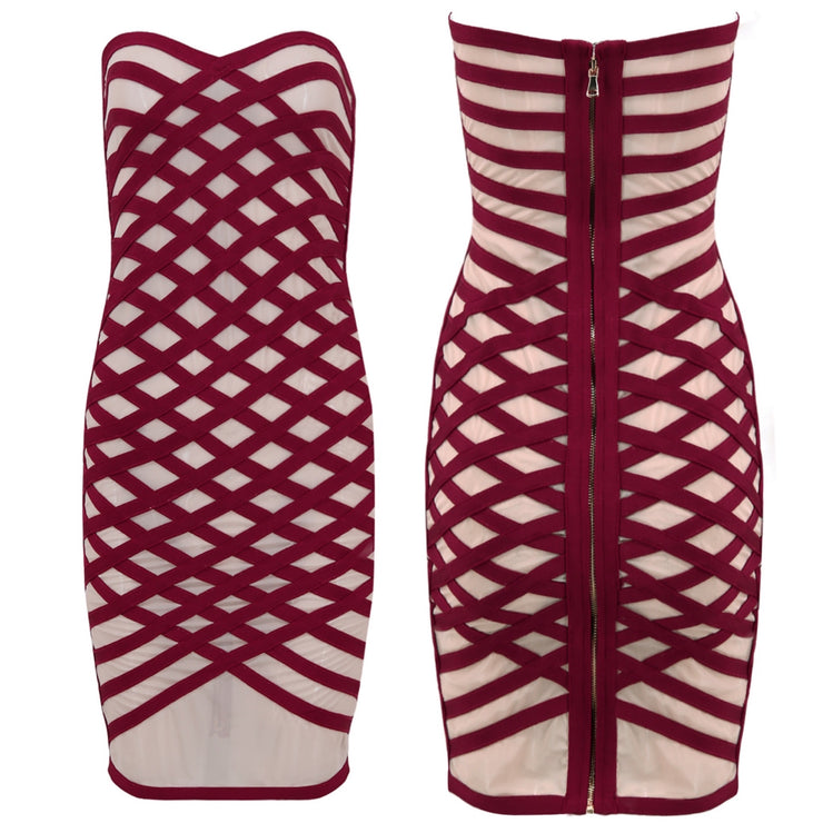 Bonita Bandage Strapless Dress