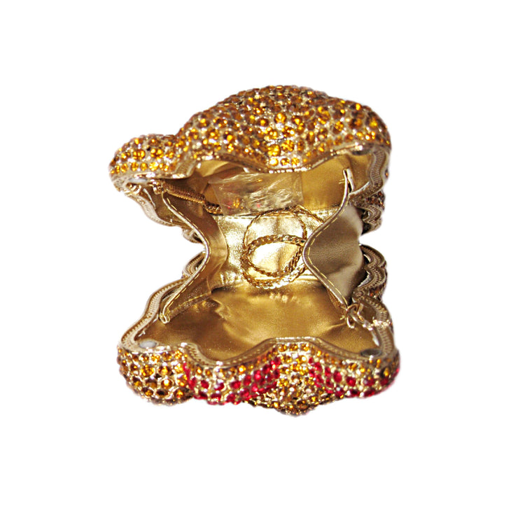 Bonita Jewels Gold Cat Clutch