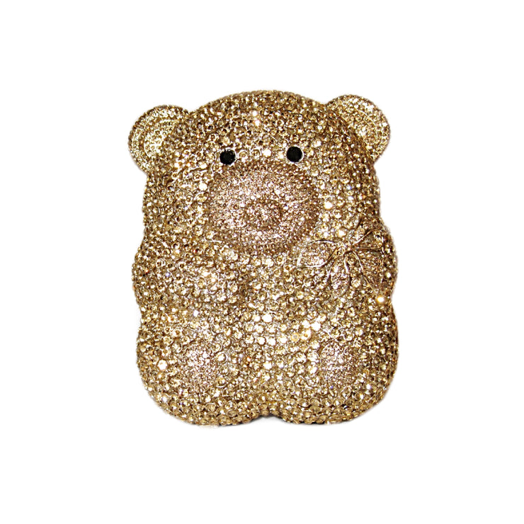 Bonita Jewels Crystal Gold Bear